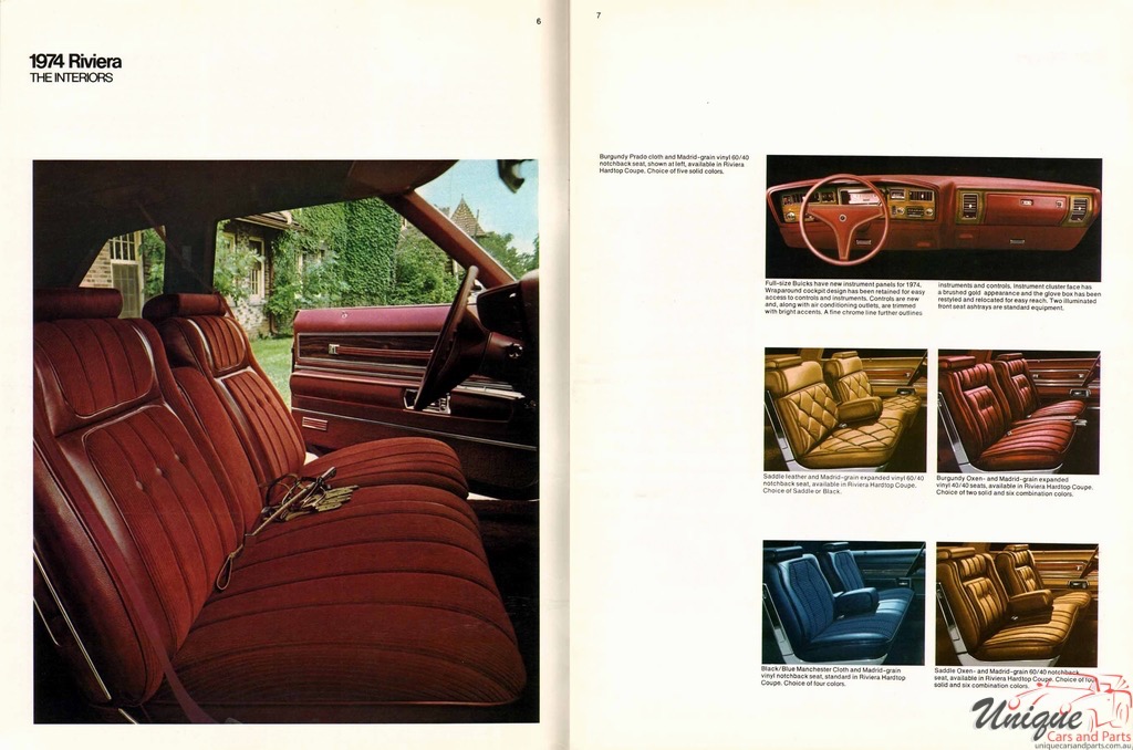 1974 Buick Full-Line All Models Brochure Page 1